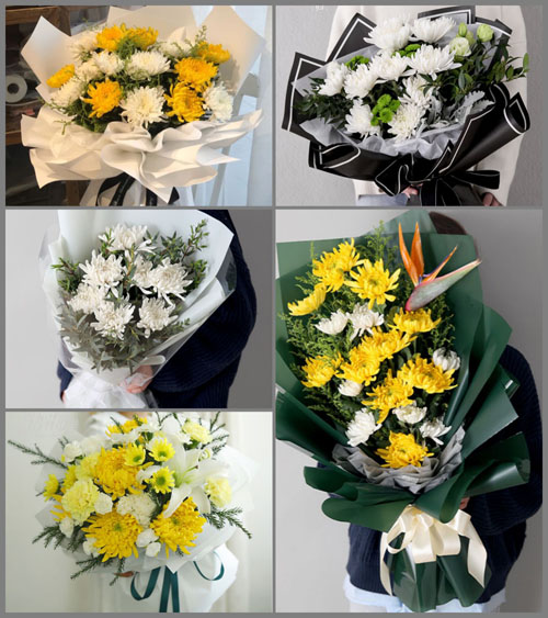 江苏南通海门市海门港新区浩中村白事花束代送